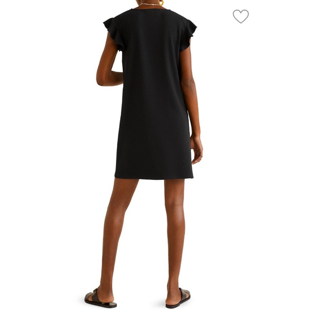 Mango Lolao Ruffled-Sleeve Shift Dress - Picture 2 of 3